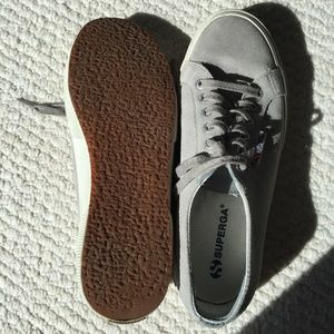 Grey Superga Sneakers